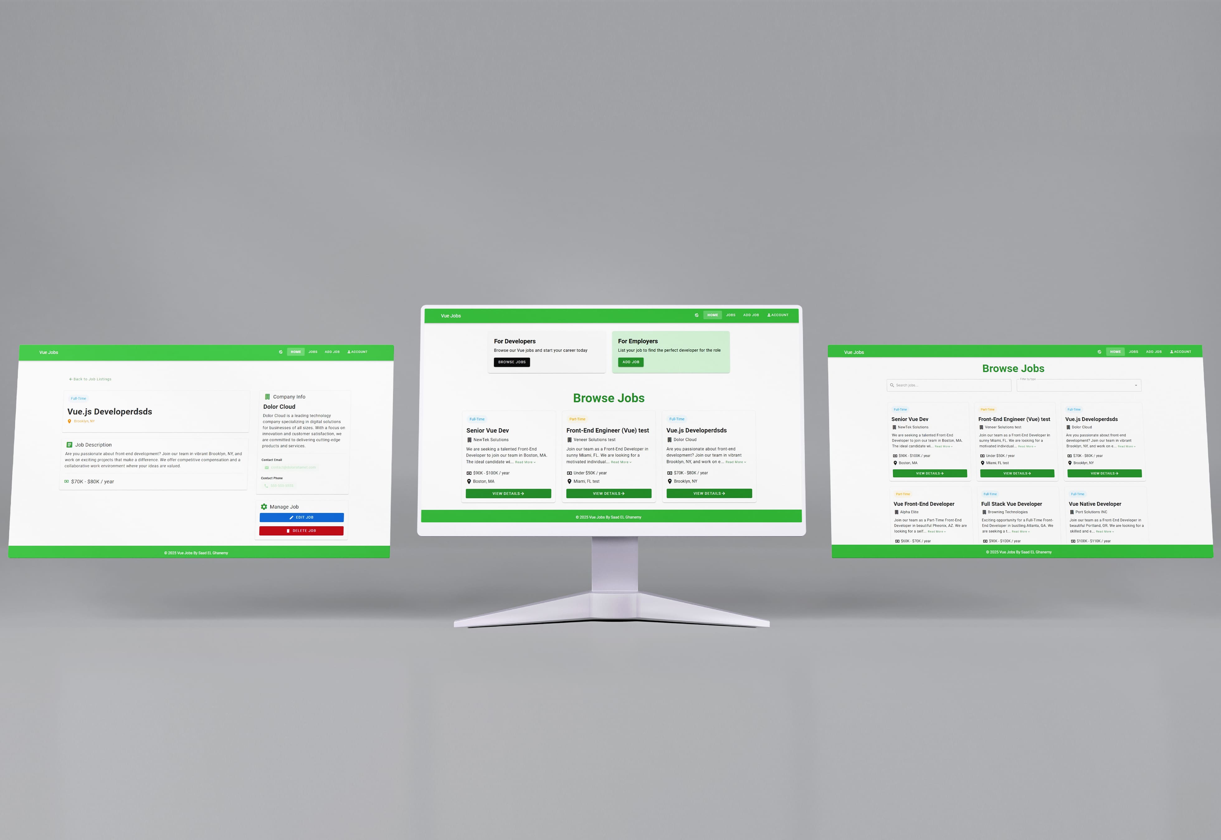 Job Board SPA - Laravel & Vue.js